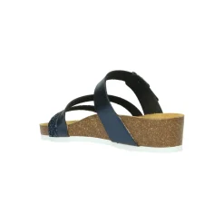 Bio Life Muiltje met hak Blauw