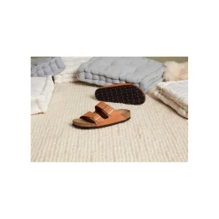 Birkenstock Slipper Cognac