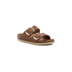 Birkenstock Slipper Cognac