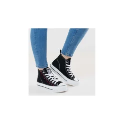 British Knights Hoge sneaker Zwart