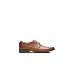 Clarks Geklede veterschoen Cognac