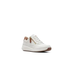 Clarks Lage sneaker Wit