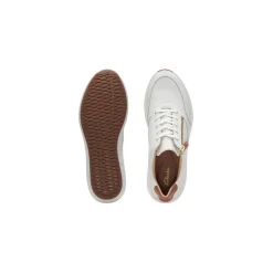 Clarks Lage sneaker Wit