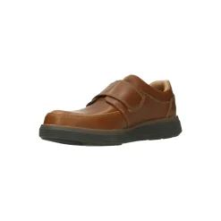 Clarks Schoenen met velcro Cognac