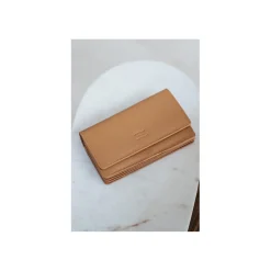 Crinkles Portemonnee Cognac