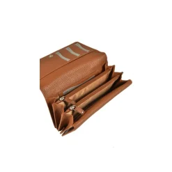 Crinkles Portemonnee Cognac