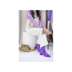 Dwrs Boots / enkellaars Paars