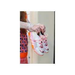 Dwrs Lage sneaker Beige