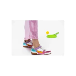 Dwrs Lage sneaker Paars