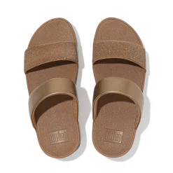 Fitflop Muiltje met hak Cognac
