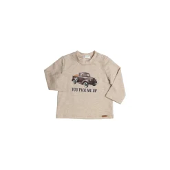 Gymp T-shirt lange mouw Beige