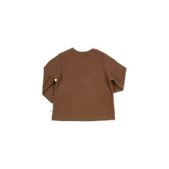 Gymp T-shirt lange mouw Bruin