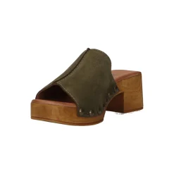 Hee! Muiltje met hak Kaki