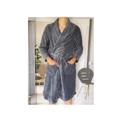 Hl Tricot Badjas Grijs