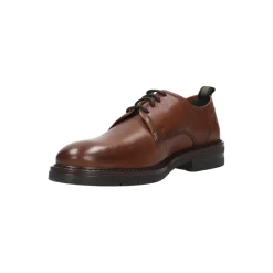 Hush Puppies Geklede veterschoen Cognac