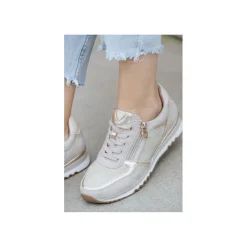 Marco Tozzi Lage sneaker Taupe