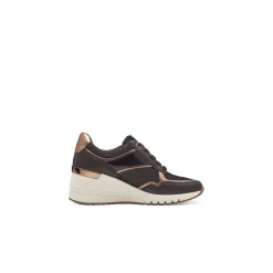 Marco Tozzi Lage sneaker Bruin