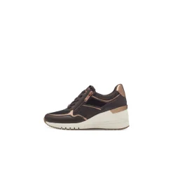 Marco Tozzi Lage sneaker Bruin