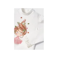 Mayoral T-shirt lange mouw Wit