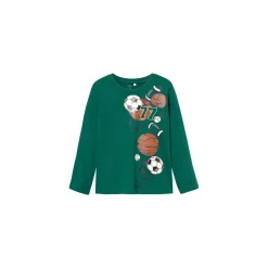 Name It T-shirt lange mouw Groen