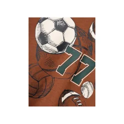 Name It T-shirt lange mouw Bruin