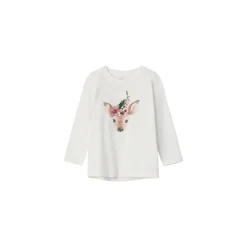 Name It T-shirt lange mouw Wit