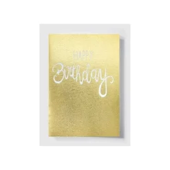 Papette Wenskaart Goud