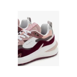 Pepe Jeans London Lage sneaker Bordeaux