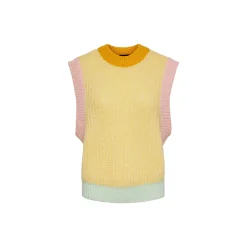 Pieces Debardeur Geel