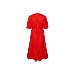 Pieces Kleedje Rood