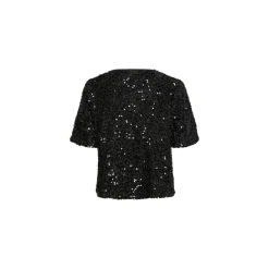 Pieces T-shirt Zwart