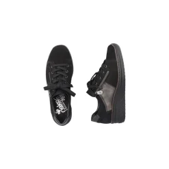 Rieker Antistress Lage sneaker Zwart