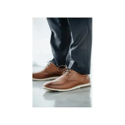 River Woods Geklede veterschoen Cognac