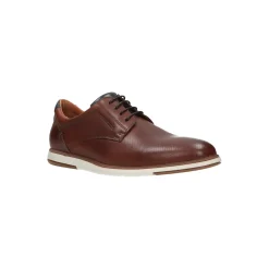 River Woods Geklede veterschoen Cognac
