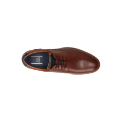 River Woods Geklede veterschoen Cognac