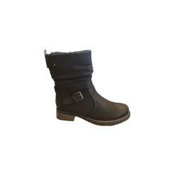 Selected By La.ra Boots / enkellaars Zwart