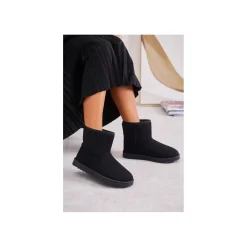 Selected By La.ra Boots / enkellaars Zwart