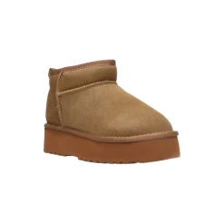 Selected By La.ra Boots / enkellaars Camel