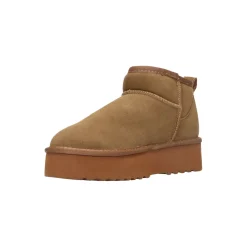 Selected By La.ra Boots / enkellaars Camel