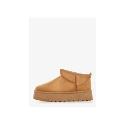Selected By La.ra Boots / enkellaars Camel