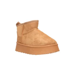 Selected By La.ra Boots / enkellaars Camel