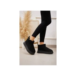 Selected By La.ra Boots / enkellaars Zwart