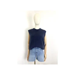 Selected By La.ra Debardeur Blauw