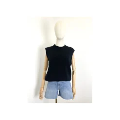 Selected By La.ra Debardeur Zwart