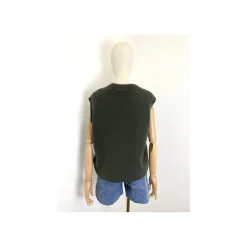 Selected By La.ra Debardeur Kaki