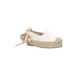 Selected By La.ra Espadrille Wit