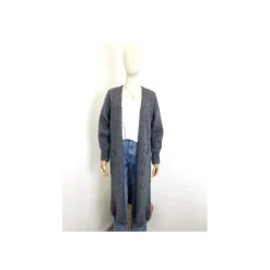 Selected By La.ra Gilet Grijs