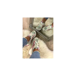 Selected By La.ra Lage sneaker Groen