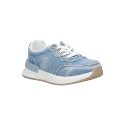 Selected By La.ra Lage sneaker Blauw