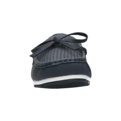 Selected By La.ra Mocassin Blauw